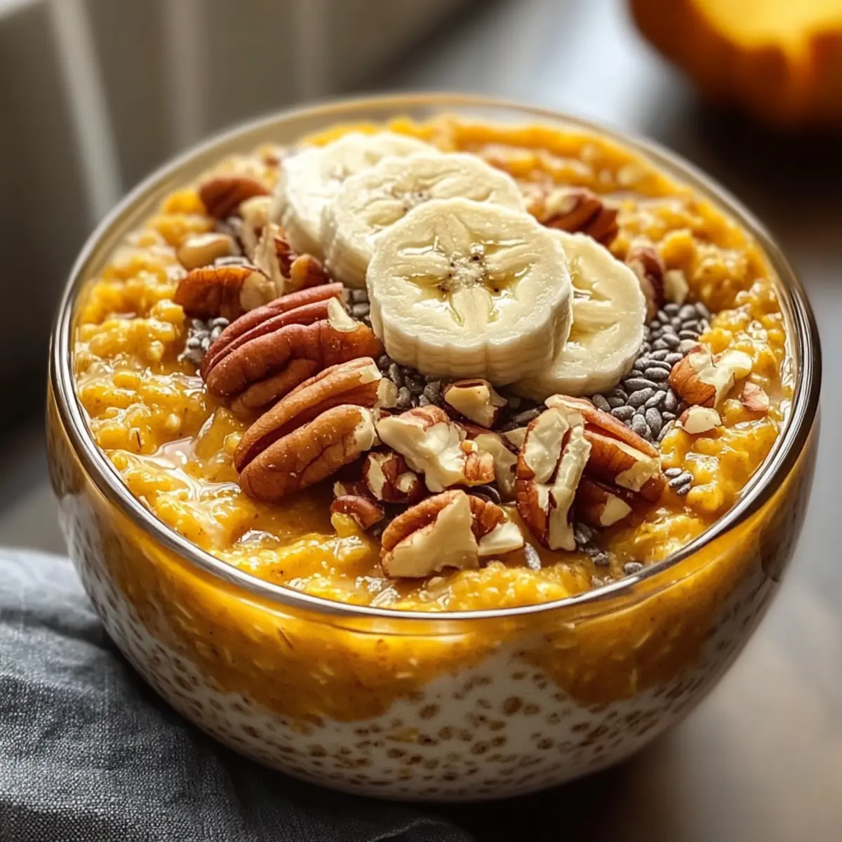 Kürbis Übernacht Haferflocken für den perfekten Start